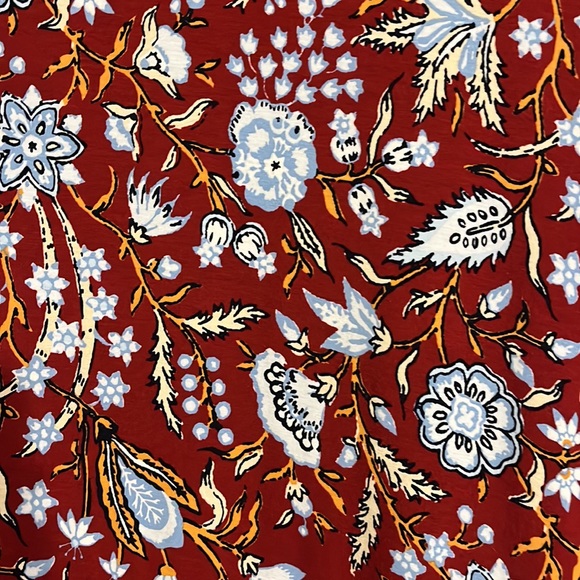 Ann Taylor Loft, Petite Large, flowered print dress with pockets - Picture 3 of 3